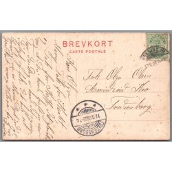 Helsing�r - Marienlyst Park med Hamlet Statue - Postkort - Brugt