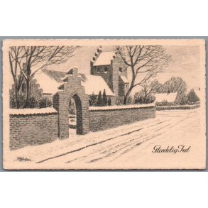 Holm, Peter  - Gl�delig Jul - Postkort  - Brugt