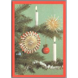 Julemrke 1990 p Postkort