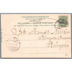 Hilsen fra Marienlyst - Marienlyst Park med Hamlet - Postkort - Brugt