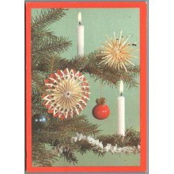 Julemrke 1990 p Postkort