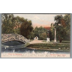 Hilsen fra Marienlyst - Marienlyst Park med Hamlet - Postkort - Brugt