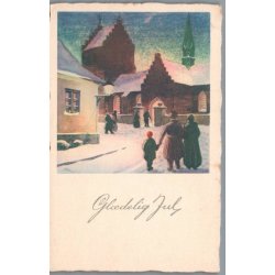 Holm, Peter  - Gl�delig Jul - Postkort  - Brugt