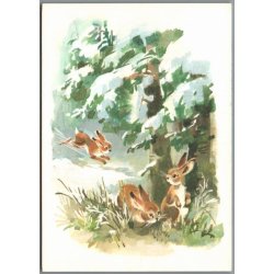 Julem�rke 1989 p� Postkort