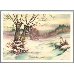 Julem�rke 1989 p� Postkort