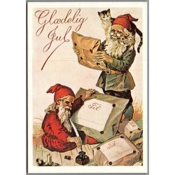 Julem�rke 1989 p� Postkort