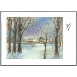 Julem�rke 1989 p� Postkort