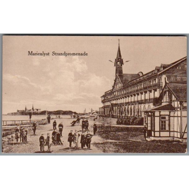 Marienlyst Strandpromenade - Postkort - Ubrugt