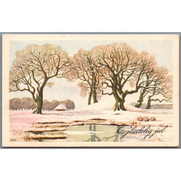 Holm, Peter  - Gl�delig Jul - Postkort  - Brugt