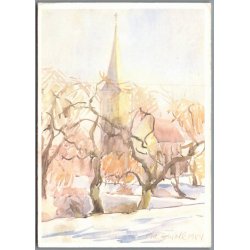 Julemrke 1988 p Postkort