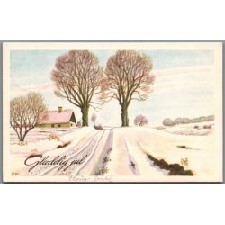 Holm, Peter  - Gl�delig Jul - Postkort  - Brugt