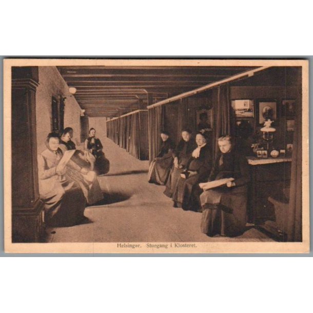 Helsing�r - Stuegang i Klosteret - Postkort - Ubrugt