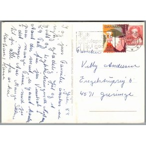 Julemrke 1988 p Postkort