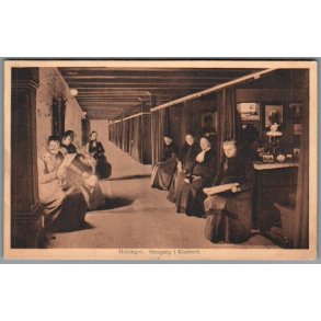 Helsing�r - Stuegang i Klosteret - Postkort - Brugt