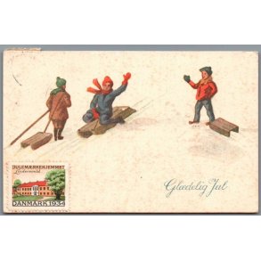 Holm, Peter  - Gl�delig Jul - Postkort  - Brugt