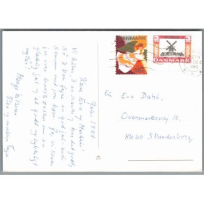Julemrke 1988 p Postkort
