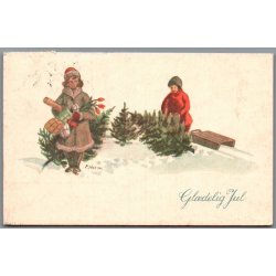 Holm, Peter  - Gl�delig Jul - Postkort  - Brugt