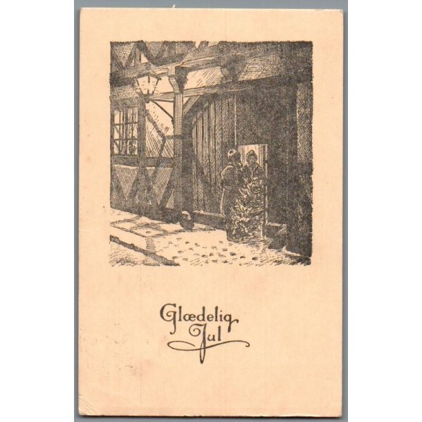 Holm, Peter  - Gl�delig Jul - Postkort  - Brugt