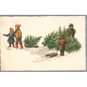 Holm, Peter  - Julekort  - Brugt