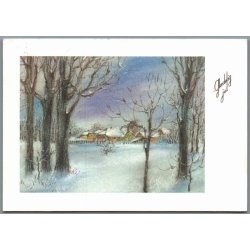 Julemrke 1987 p Postkort