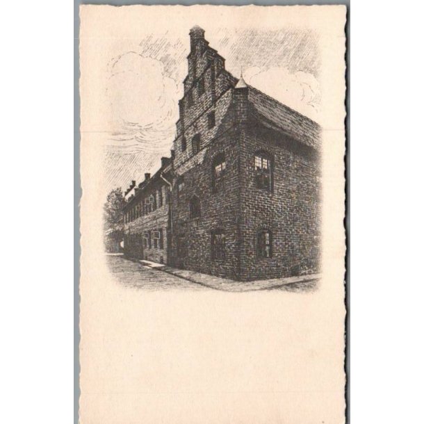 Karmeliterhuset - Postkort - Ubrugt