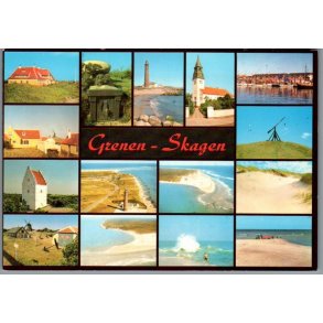 Skagen - Grenen - Postkort - Brugt