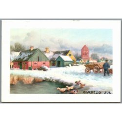 Julemrke 1987 p Postkort