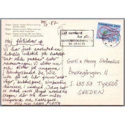 Skagen - Grenen i Storm - Postkort - Brugt