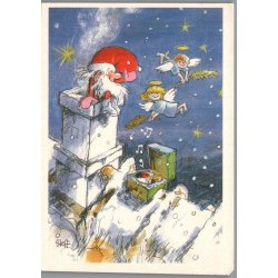 Julemrke 1991 p Postkort