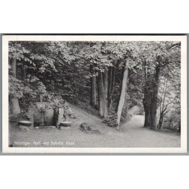 Helsing�r - Parti ved Ophelia Kilde - Postkort - Ubrugt