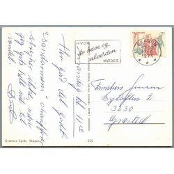 Grenens Spids - Skagen - Postkort - Brugt