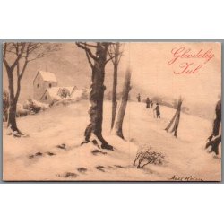 Holm, Axel - Gl�delig Jul - Postkort - Brugt