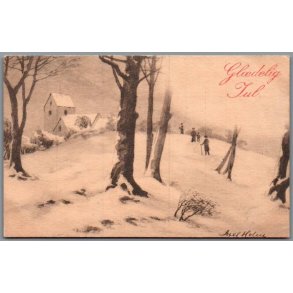 Holm, Axel - Gl�delig Jul - Postkort - Brugt