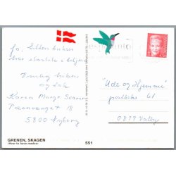 Skagen - Grenen, hvor to have m�des - Postkort - Brugt