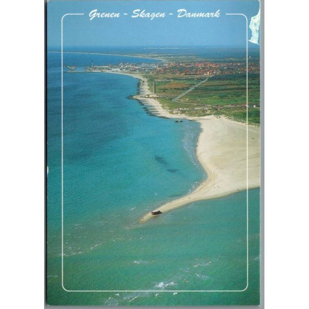 Skagen - Grenen, hvor to have m�des - Postkort - Brugt