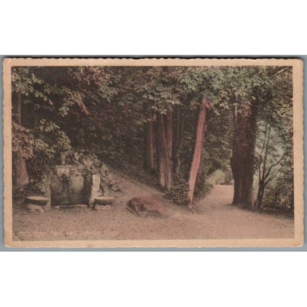 Helsing�r - Parti ved Ophelia Kilde - Postkort - Ubrugt