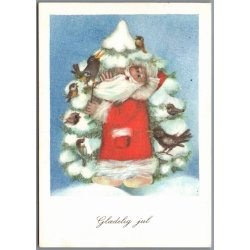 Julemrke 1991 p Postkort