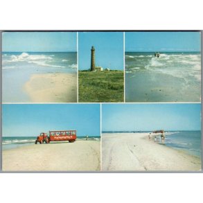 Partier fra Grenens Spids - Skagen - Postkort - Brugt