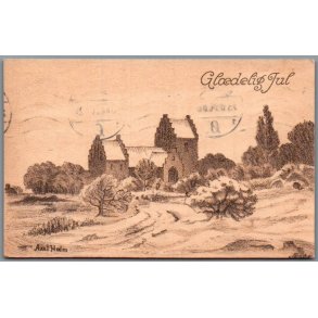 Holm, Axel - Gl�delig Jul - Postkort - Brugt