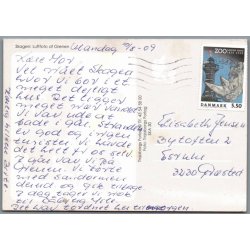 Skagen - Luftfoto af Grenen - Postkort - Brugt