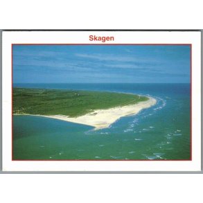 Skagen - Luftfoto af Grenen - Postkort - Brugt
