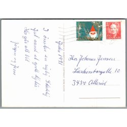 Julemrke 1991 p Postkort