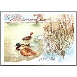 Julemrke 1991 p Postkort