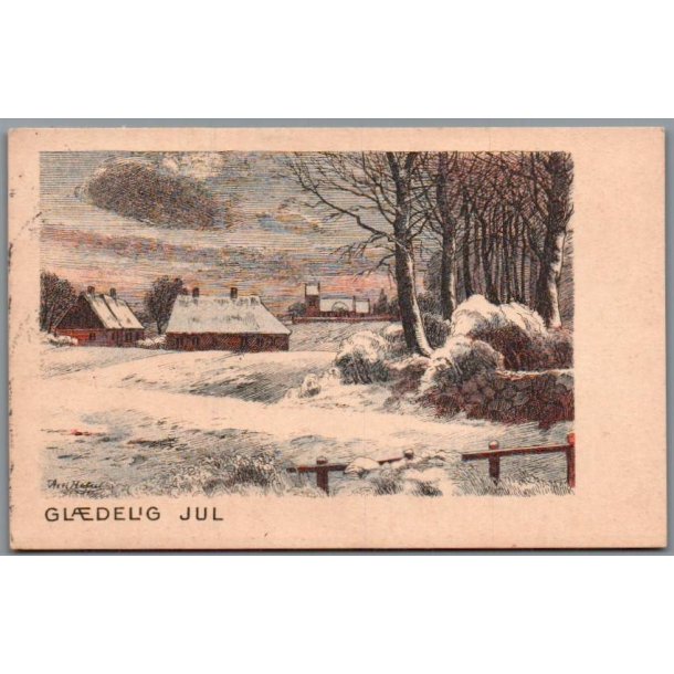 Holm, Axel - Gl�delig Jul - Postkort - Brugt