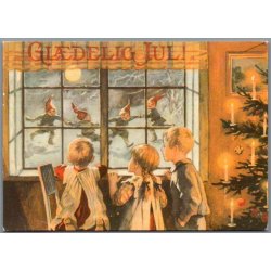 Julemrke 1991 p Postkort