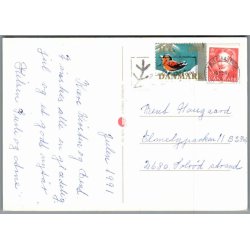 Julemrke 1991 p Postkort