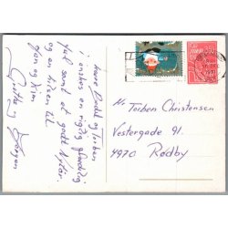 Julemrke 1991 p Postkort