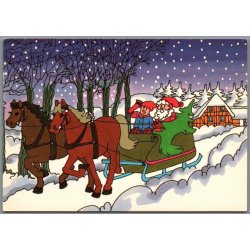 Julemrke 1991 p Postkort