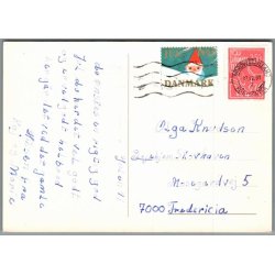 Julemrke 1991 p Postkort