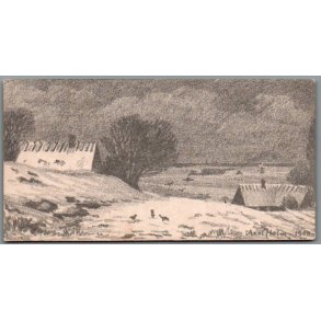 Holm, Axel - Kartonkort - Ubrugt